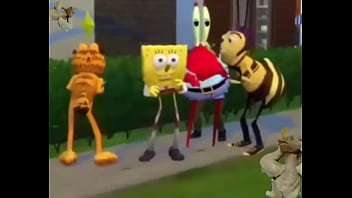 Zoccola eccitata che balla