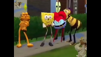 Zoccola eccitata che balla