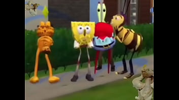 Zoccola eccitata che balla