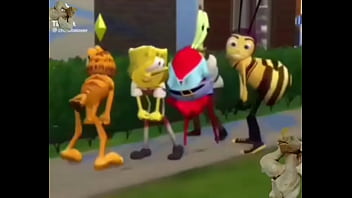 Zoccola eccitata che balla