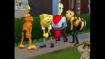 Zoccola eccitata che balla