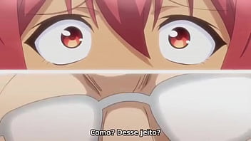 Mulher sedenta se diverte com gerente