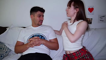 My bf couldn't get hard so i fucked my step bro