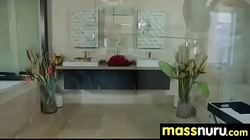 Japanese masseuse gives a full service massage 27