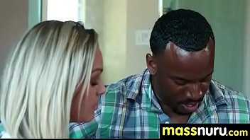 Japanese masseuse gives a full service massage 27