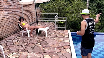 The rich boss seduces me while i'm working as a pool boy and i end up fucking her hard in her mansion – tommy miller