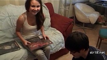 Amateur couple sextape 18 yo teen