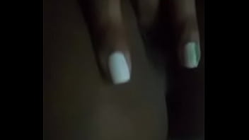 My girlfriend playing with her self