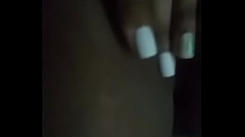 My girlfriend playing with her self