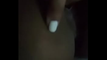 My girlfriend playing with her self