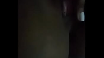 My girlfriend playing with her self