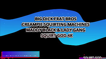 Lady gang & bestie maddy black suck hubby charlie's big cock