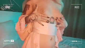 Cute geisha decided to play