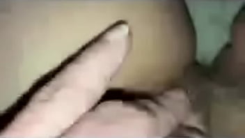 Wife rubs her tight pussy and squirts masturbating