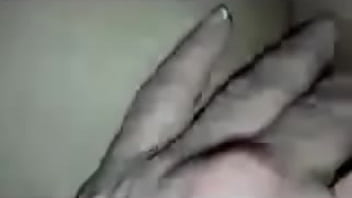 Wife rubs her tight pussy and squirts masturbating