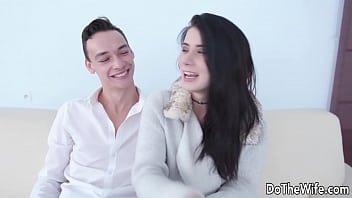 Cuckolding wife nicol black has her tight butthole gaped