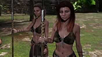 The lust city #18 short haired red head with big tits shows us around her jungle