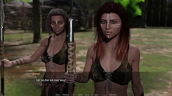 The lust city #18 short haired red head with big tits shows us around her jungle