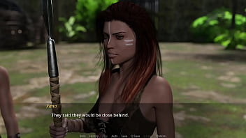 The lust city #18 short haired red head with big tits shows us around her jungle