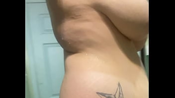 Me after getting out of the shower showing my ass and tittys