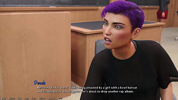 Being a dik #73 the busty hot cheating milf teacher with short hair passes the entire class of gender studies