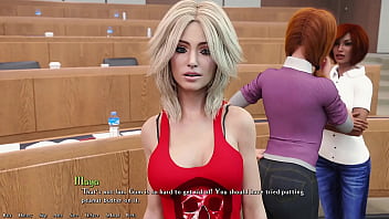 Being a dik #73 the busty hot cheating milf teacher with short hair passes the entire class of gender studies