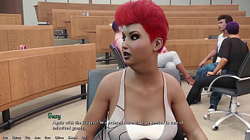 Being a dik #73 the busty hot cheating milf teacher with short hair passes the entire class of gender studies