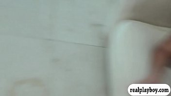 Brunette and blonde babes foursome sex