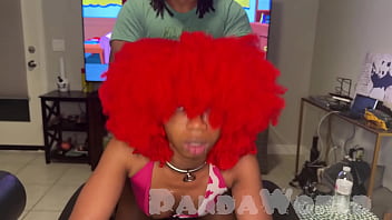 Redhead ebony slut pounded pov