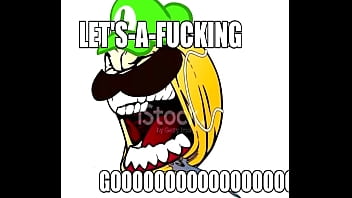 Mario brothers luigi is happy to peg