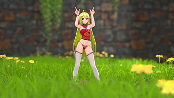 Chinese girl m22 hentai undress dancing strip mmd 3d blonde hair clip