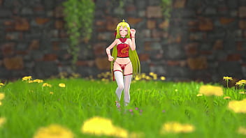 Chinese girl m22 hentai undress dancing strip mmd 3d blonde hair clip