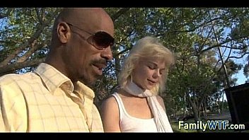 Step daughter fucks her black dad 036