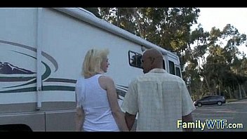 Step daughter fucks her black dad 036