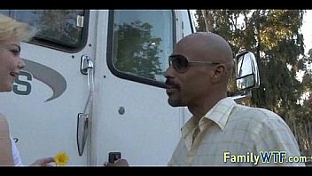 Step daughter fucks her black dad 036