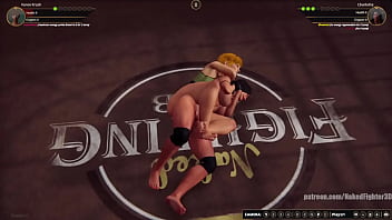 Karen vs charlotte nf3d female kinky combat ring battle
