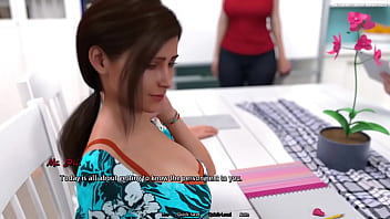 Pervert dude exercise with super hot women summer heat 02 by naughty fox games