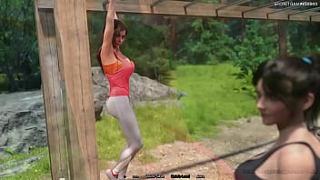 Pervert dude exercise with super hot women summer heat 02 by naughty fox games