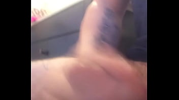 Cumming in the bathroom