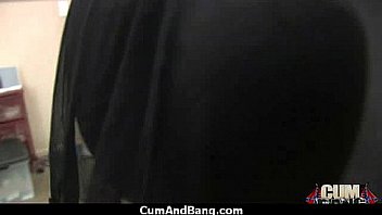 Amazing ebony in gangbang interracial fucking 30