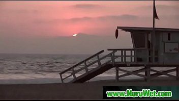 Busty masseuse gives nuru massage 16