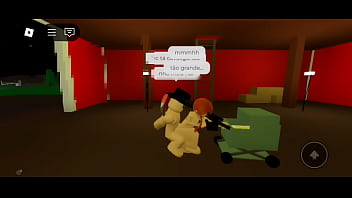 Casal de boiadeiros com tesão fudendo no roblox
