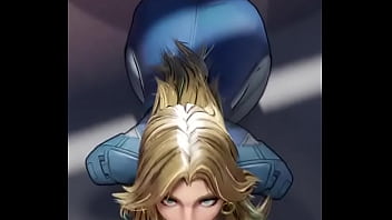 Invisible woman blowjob
