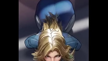 Invisible woman blowjob