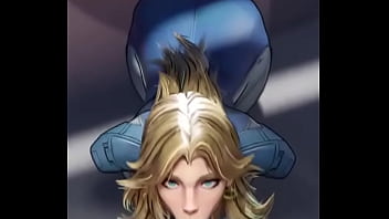 Invisible woman blowjob