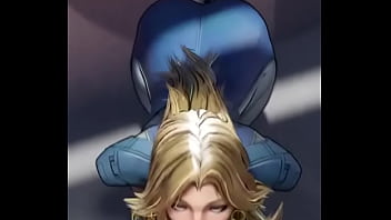 Invisible woman blowjob