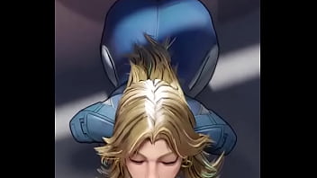 Invisible woman blowjob
