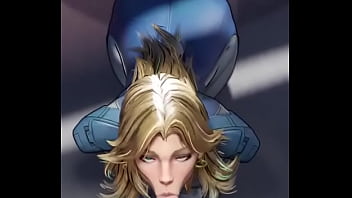 Invisible woman blowjob