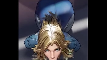 Invisible woman blowjob