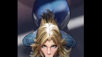 Invisible woman blowjob